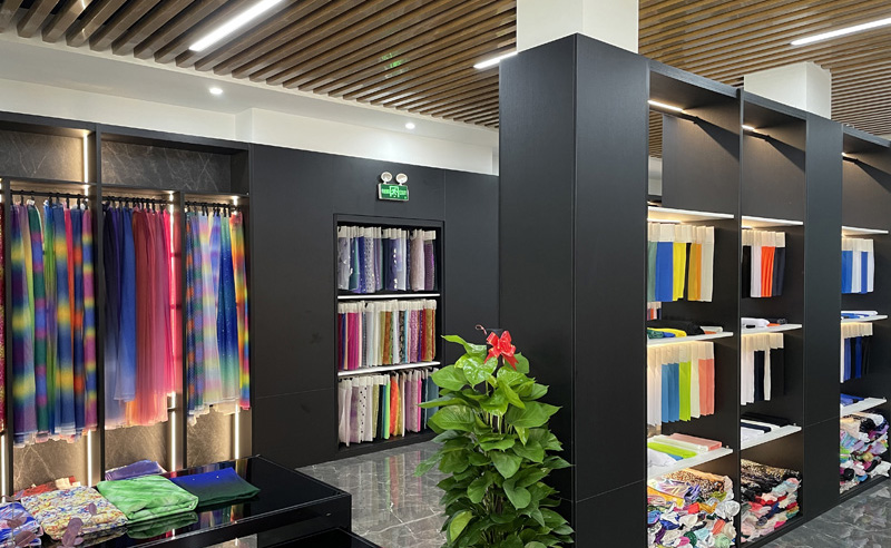 knit fabric showroom